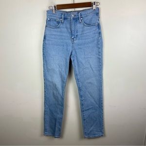 Madewell The Perfect Vintage Jean Light Wash‎ Rigid Denim Size 26